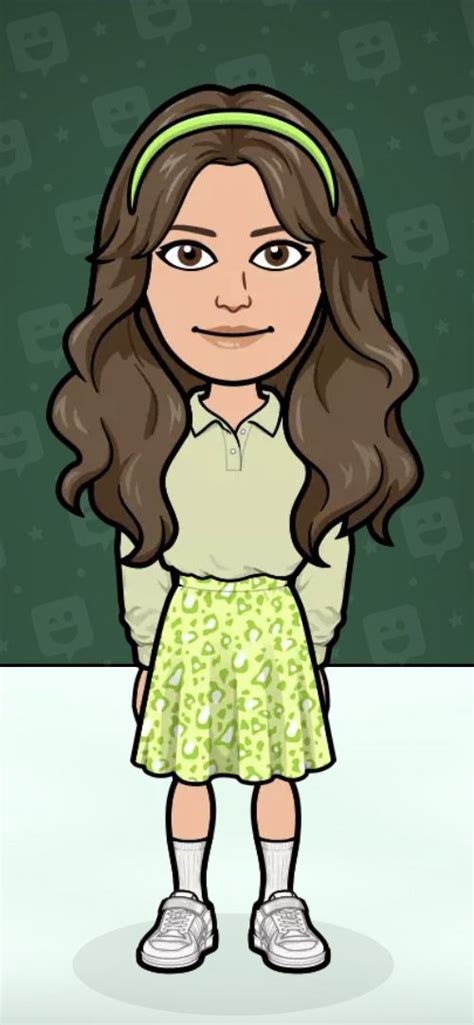 green Bitmoji outfit